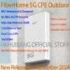 FiberHome 5G خارجي CPE LG6121D 2.5G منفذ إيثرنت IP67 سلكي POE راوتر 5G 4G LTE مودم Simcard مع هوائي عالي الكسب بدون WIFI