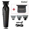Kemei KM-2299 آلة تشذيب الشعر للرجال آلة قص الشعر مقص الشعر المهنية القاطع آلة قطع الشعر المقص