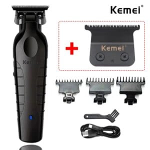 Kemei KM-2299 آلة تشذيب الشعر للرجال آلة قص الشعر مقص الشعر المهنية القاطع آلة قطع الشعر المقص
