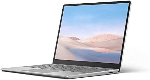 لابتوب مايكروسوفت سيرفس جو – شاشة لمس 12.4 إنش، معالج Intel i5-1035G1، رام 4GB، تخزين eMMC 64GB، كاميرا ويب، ويندوز 10، بلوتوث