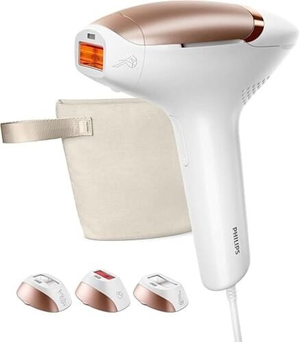 جهاز ازالة الشعر فيليبس لوميا 8000 سيريز IPL – مستشعر سمارت سكين وأداء مثبت سريريًا، مزود بملحقين (طراز BRI932/02)