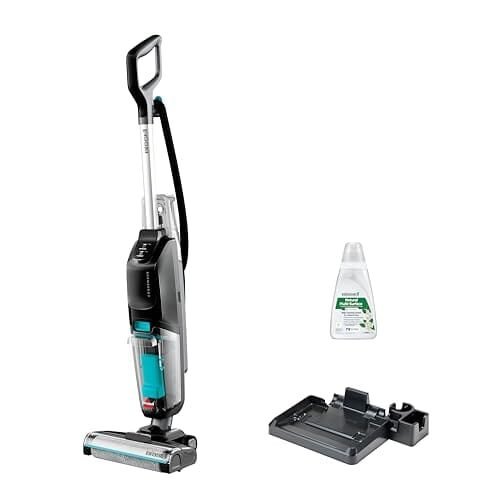 مكنسة كهربائية بيسيل كروس ويف 3 في 1 متعددة الأسطح، مزودة بتقنية الخزانين، تغسل وتنظف في نفس الوقت، 3000 دورة في الدقيقة، لون أزرق، موديل 2223E.