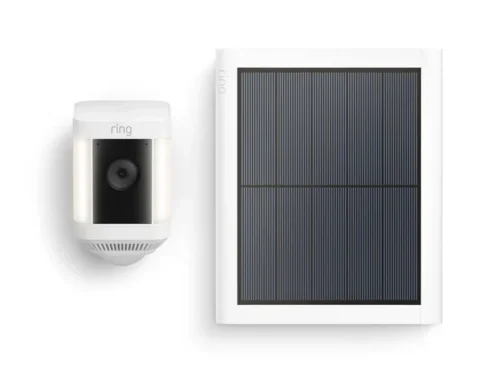 كاميرا مراقبة لاسلكية Ring Stick Up Cam Battery، بدقة 1080 بكسل، مزودة بصوت ثنائي الاتجاه، تعمل عبر Wi-Fi، متوافقة مع أليكسا، بديل CCTV، مع تجربة مجانية لمدة 30 يومًا من Ring Home.